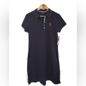 U.S Polo Assoc. New! Navy Casual Fun Dress Size Large